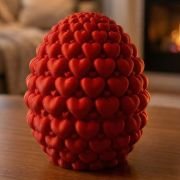 Valentinovo jajce s srčki