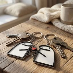 Obeska »Ko sva skupaj«