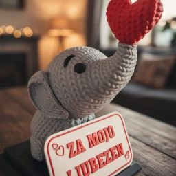 Slonček s personaliziranim sporočilom