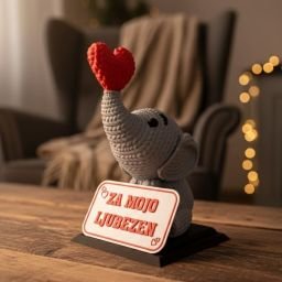 Slonček s personaliziranim sporočilom