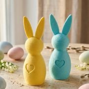 Nežni pastelni zajček